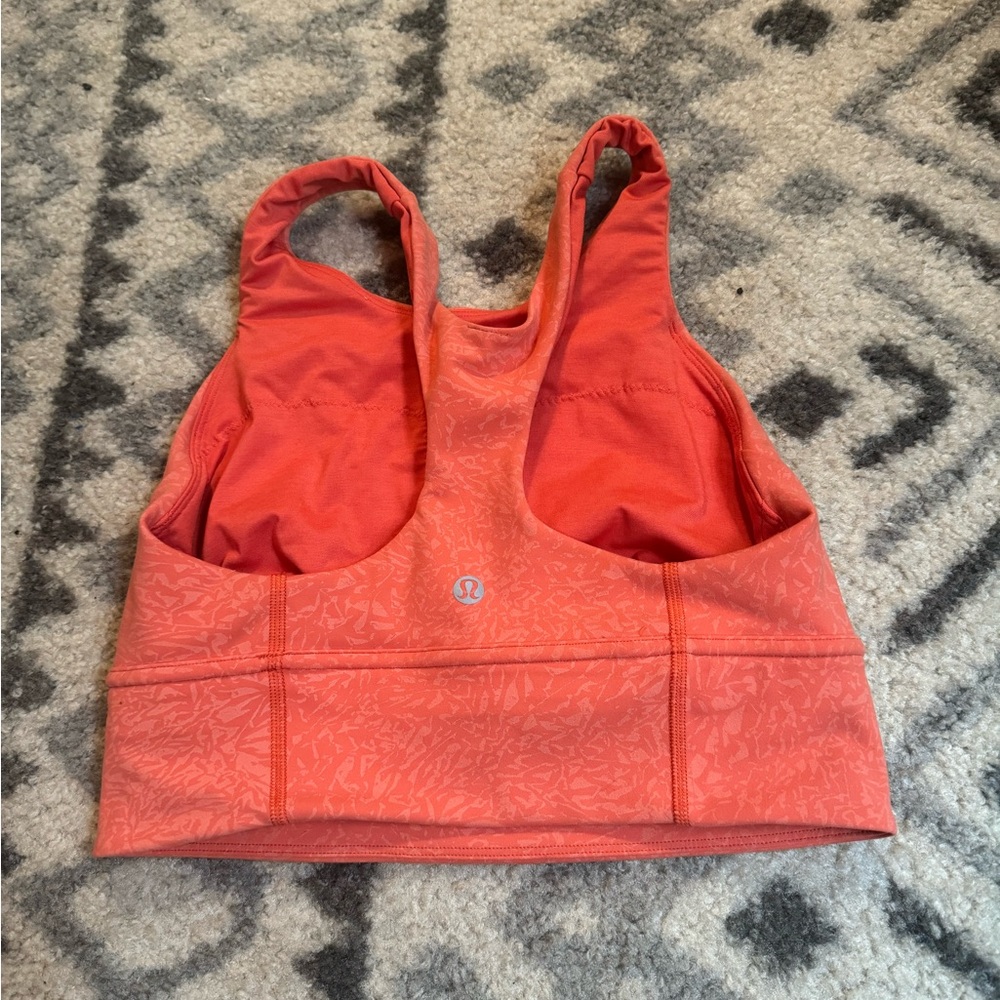 lululemon athletica Vibrant Orange Sports Bra